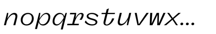Freigeist Mono Regular Italic Font LOWERCASE
