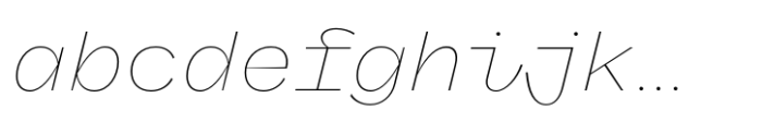 Freigeist Mono Thin Italic FONT
