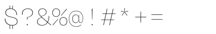 Freigeist Mono Thin Font OTHER CHARS