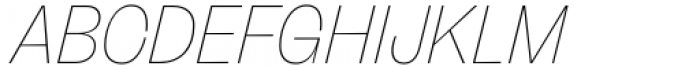 Freigeist Thin Italic Font UPPERCASE