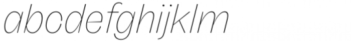 Freigeist Thin Italic Font LOWERCASE