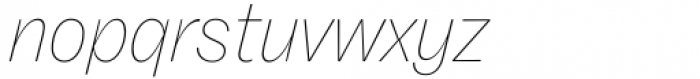 Freigeist Thin Italic Font LOWERCASE