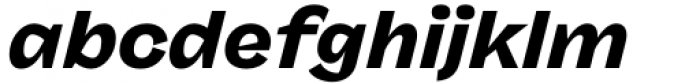 Freigeist Wide Black Italic Font LOWERCASE