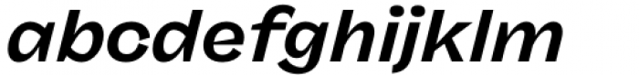 Freigeist Wide Bold Italic Font LOWERCASE