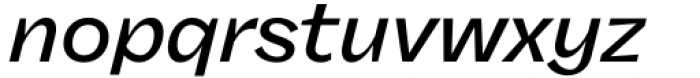 Freigeist Wide Medium Italic Font LOWERCASE