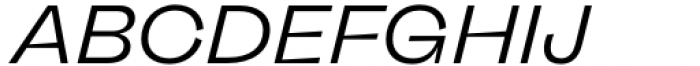 Freigeist Wide Regular Italic Font UPPERCASE