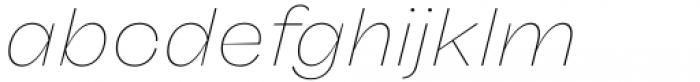 Freigeist Wide Thin Italic Font LOWERCASE