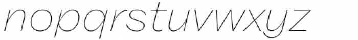 Freigeist Wide Thin Italic Font LOWERCASE