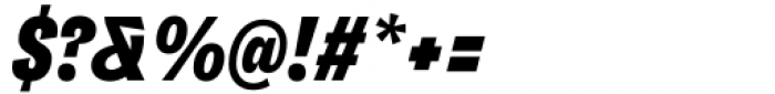 Freigeist XCon Black Italic Font OTHER CHARS