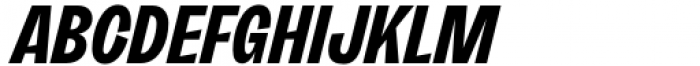 Freigeist XCon Bold Italic Font UPPERCASE