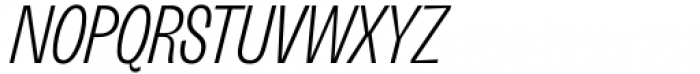 Freigeist XCon Light Italic Font UPPERCASE