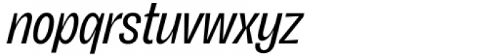 Freigeist XCon Regular Italic Font LOWERCASE
