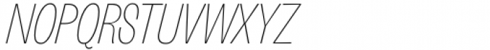 Freigeist XCon Thin Italic Font UPPERCASE