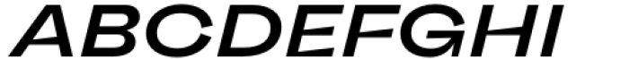 Freigeist XWide Bold Italic Font UPPERCASE