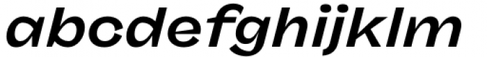 Freigeist XWide Bold Italic Font LOWERCASE