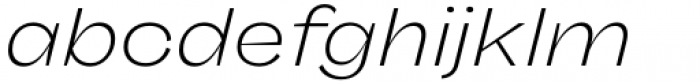 Freigeist XWide Light Italic Font LOWERCASE