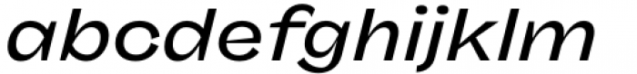 Freigeist XWide Medium Italic Font LOWERCASE