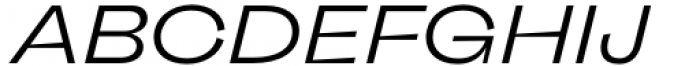 Freigeist XWide Regular Italic Font UPPERCASE