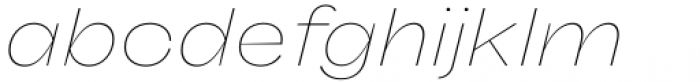 Freigeist XWide Thin Italic Font LOWERCASE