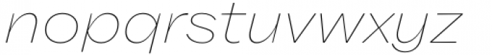 Freigeist XWide Thin Italic Font LOWERCASE