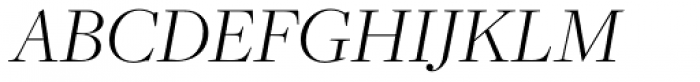 Freight Disp Pro Light Italic Font UPPERCASE