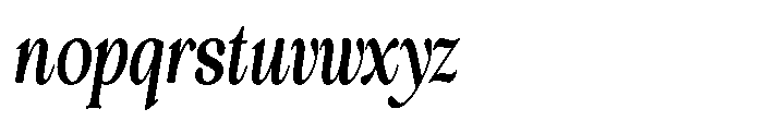 Freight Editorial Condensed Italic Font LOWERCASE