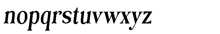 Freight Editorial Condensed Slant Font LOWERCASE