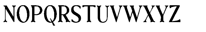 Freight Editorial Condensed Font UPPERCASE