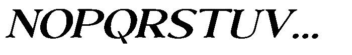 Freight Editorial Expanded Italic Font UPPERCASE