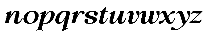 Freight Editorial Expanded Italic Font LOWERCASE