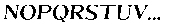 Freight Editorial Expanded Slant Font UPPERCASE