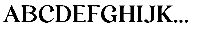 Freight Editorial Expanded Font UPPERCASE