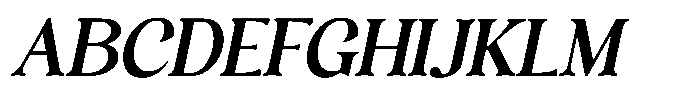 Freight Editorial Italic Font UPPERCASE