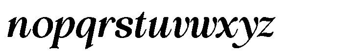 Freight Editorial Italic Font LOWERCASE