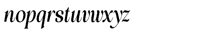 Freight Editorial Light Condensed Italic Font LOWERCASE