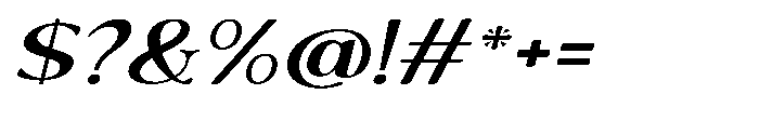 Freight Editorial Light Expanded Italic Font OTHER CHARS
