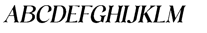 Freight Editorial Light Italic Font UPPERCASE