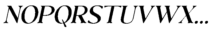 Freight Editorial Light Italic Font UPPERCASE