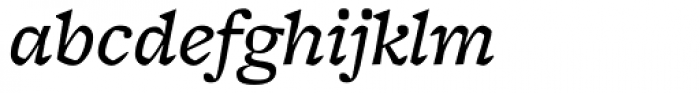 Freight Micro Medium Italic Font LOWERCASE