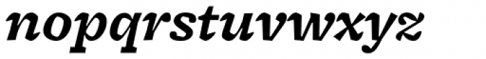 Freight Micro Pro Bold Italic Font LOWERCASE