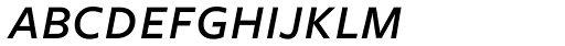 Freight Sans Medium Italic SC Font LOWERCASE