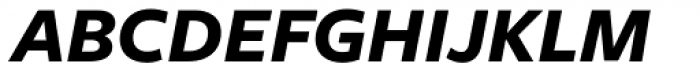 Freight Sans Pro Bold Italic Font UPPERCASE