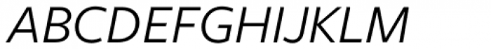 Freight Sans Pro Book Italic Font UPPERCASE