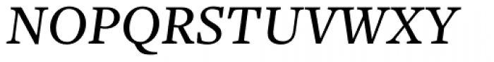 Freight Text Pro Medium Italic Font UPPERCASE