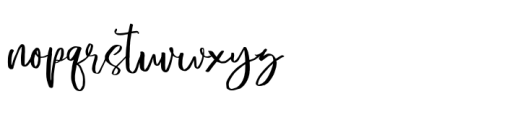 Frelline Script Regular Font LOWERCASE