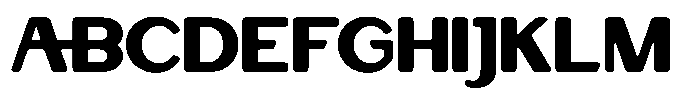 Fremost Regular Font UPPERCASE