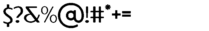 Fremost Thin Font OTHER CHARS