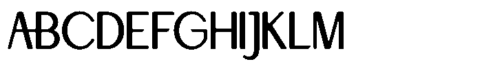 Fremost Thin Font UPPERCASE