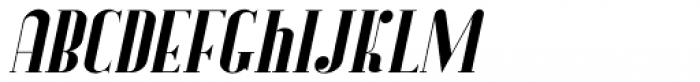 French Bistro Oblique JNL Font LOWERCASE