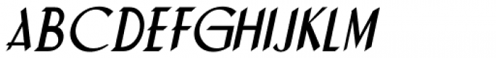 French Calligraphic Oblique JNL Font UPPERCASE